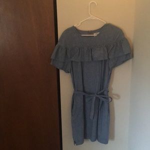 JCrew Jean Dress WITH POCKETS (worn 1 time)